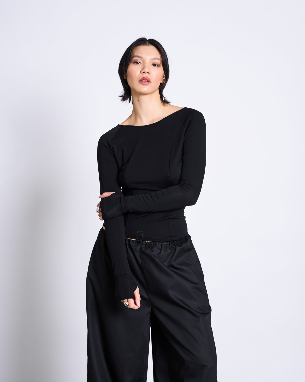 ULTRALIGHT LONGSLEEVE LONNEA BLACK Longsleeve jan-n-june 2