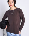 BRUSHED LONGSLEEVE BOY MUD GOTS Longsleeve jan-n-june 1