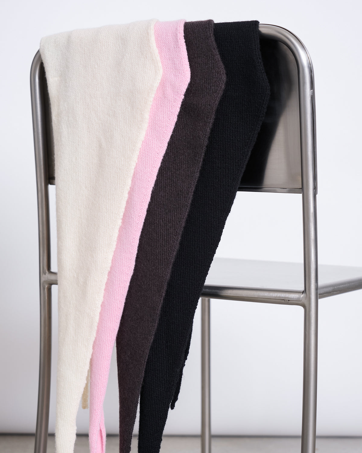 MINI WOOL SCARF AMBAR PALE PINK GOTS Accessories jan-n-june 3