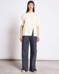 SLITTED T-SHIRT NADIL BUTTERMILK T-shirt jan-n-june 1