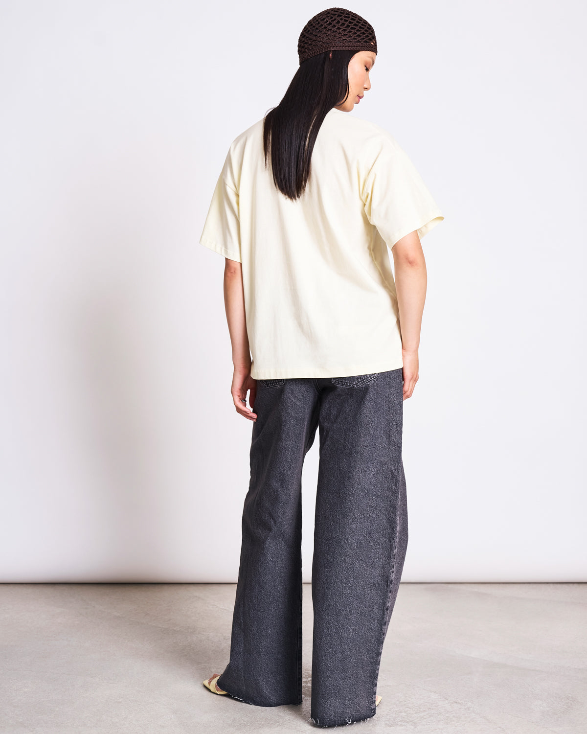 SLITTED T-SHIRT NADIL BUTTERMILK T-shirt jan-n-june 3