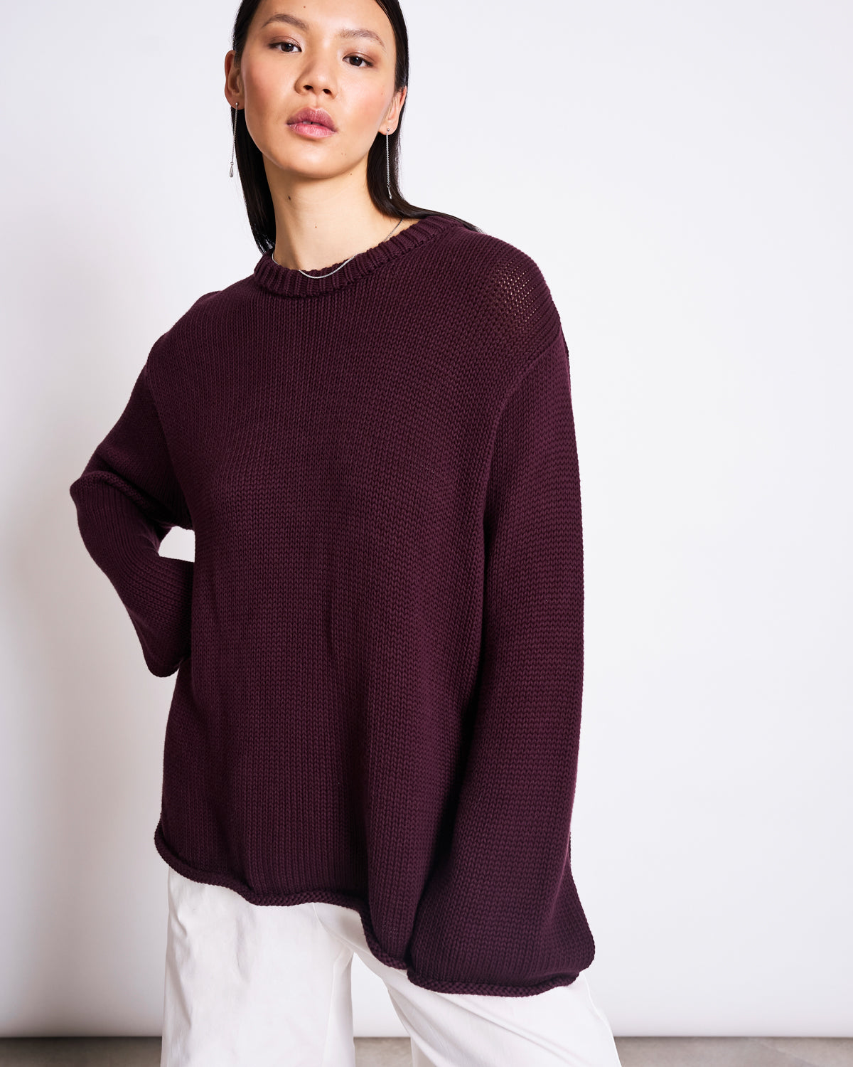 JUMPER SONA CHERRY LACQUER GOTS