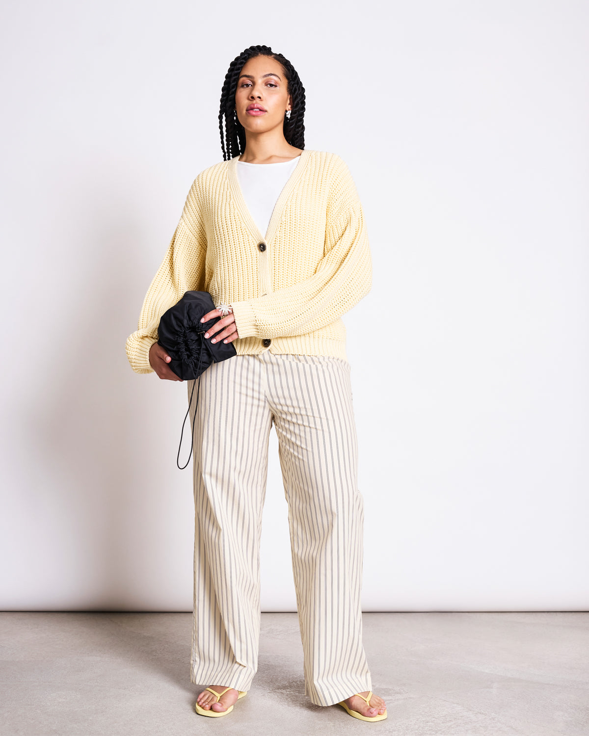 CHUNKY CARDIGAN LENA BUTTERMILK GOTS Cardigan jan-n-june 2