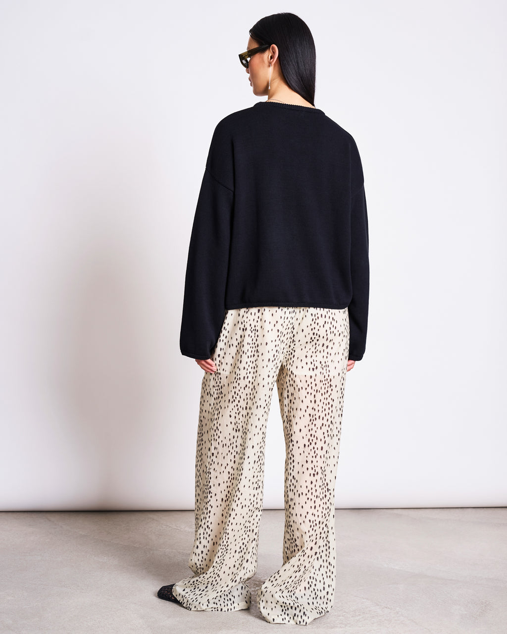 CREWNECK JUMPER HOY BLACK GOTS Cardigan jan-n-june 5