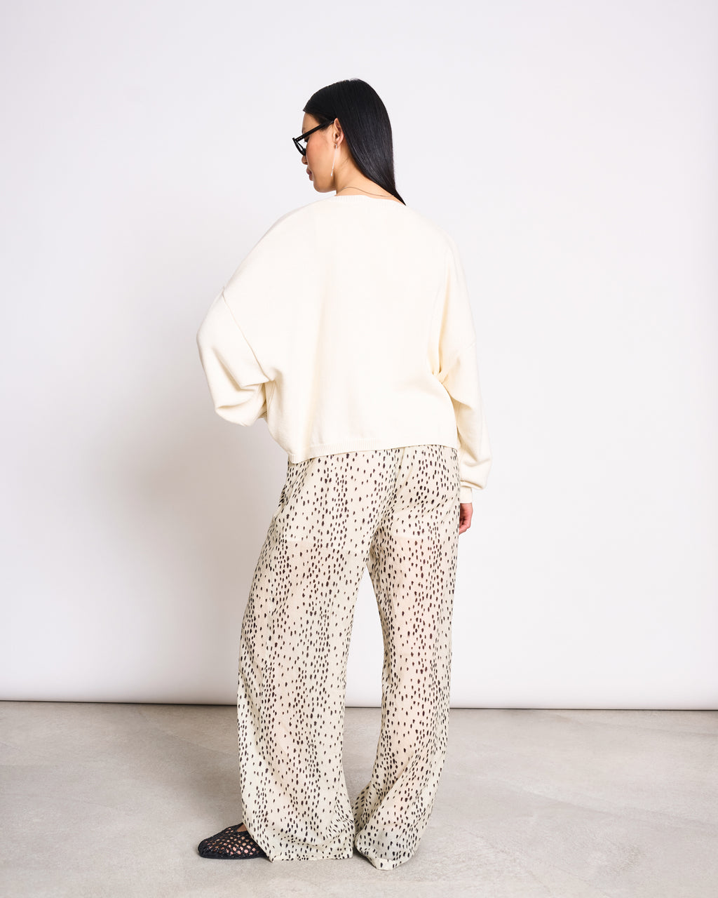 WIDE COTTON PANTS ORIGAN DALMATIAN DOTS Pants jan-n-june 7