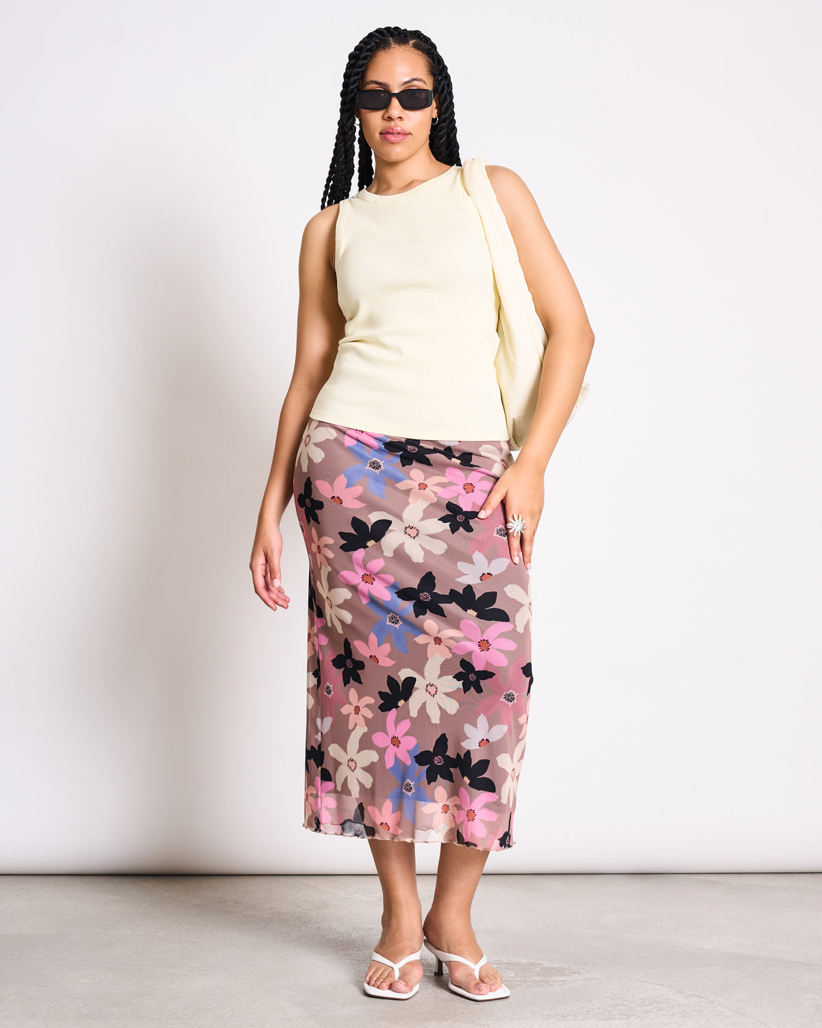 MESH MAXI SKIRT SMUK WILD BLOOM Skirt jan-n-june 5