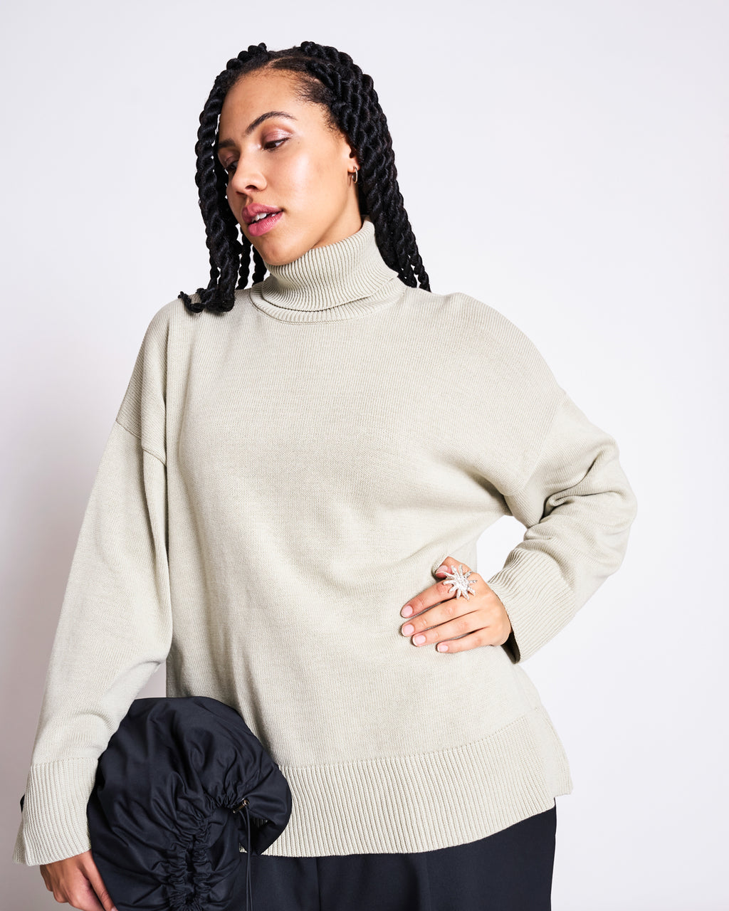 TURTLENECK MUA VINTAGE LACE GOTS Turtleneck jan-n-june 2