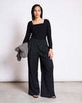 WIDE PANTS GIZA BLACK jan-n-june 1