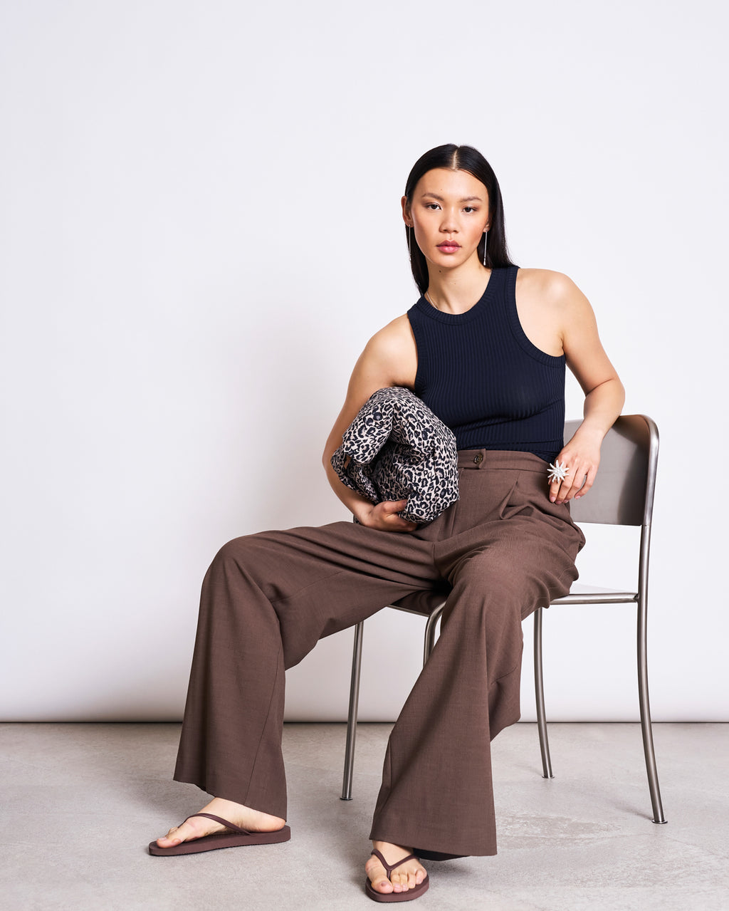 TENCEL™ LYOCELL RIB TANK TOP PORTO NIGHTFALL T-shirt jan-n-june 5