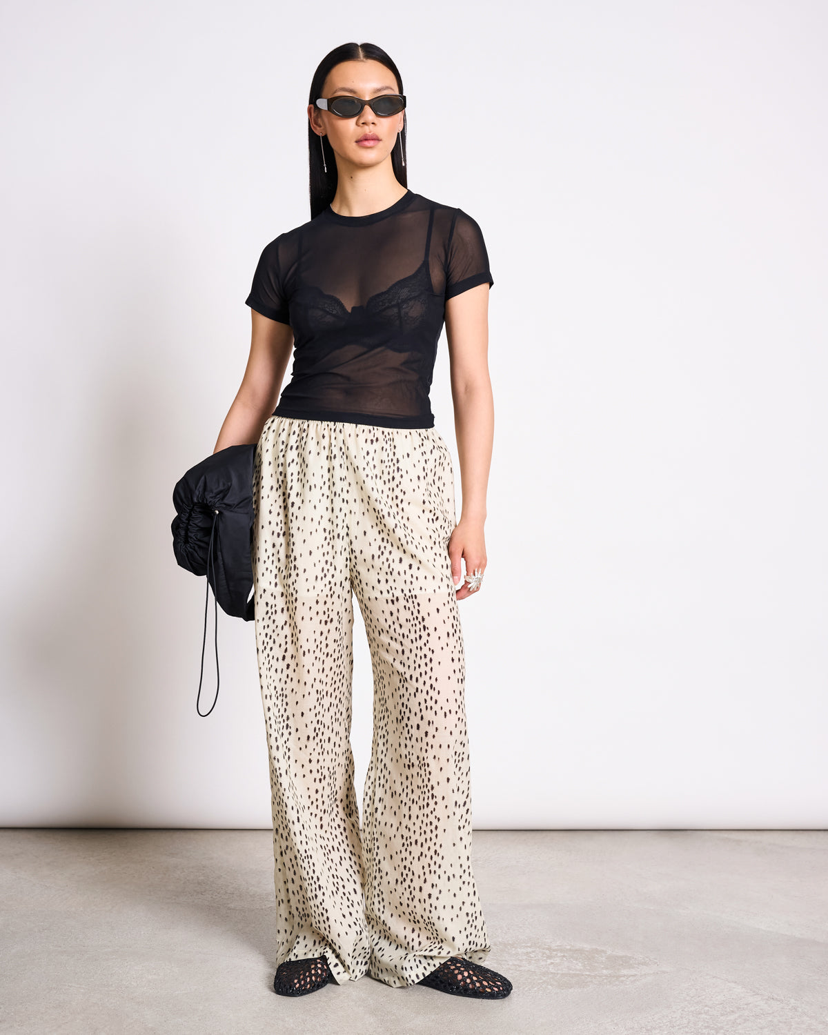 MESH T-SHIRT EVIE BLACK T-shirt jan-n-june 4