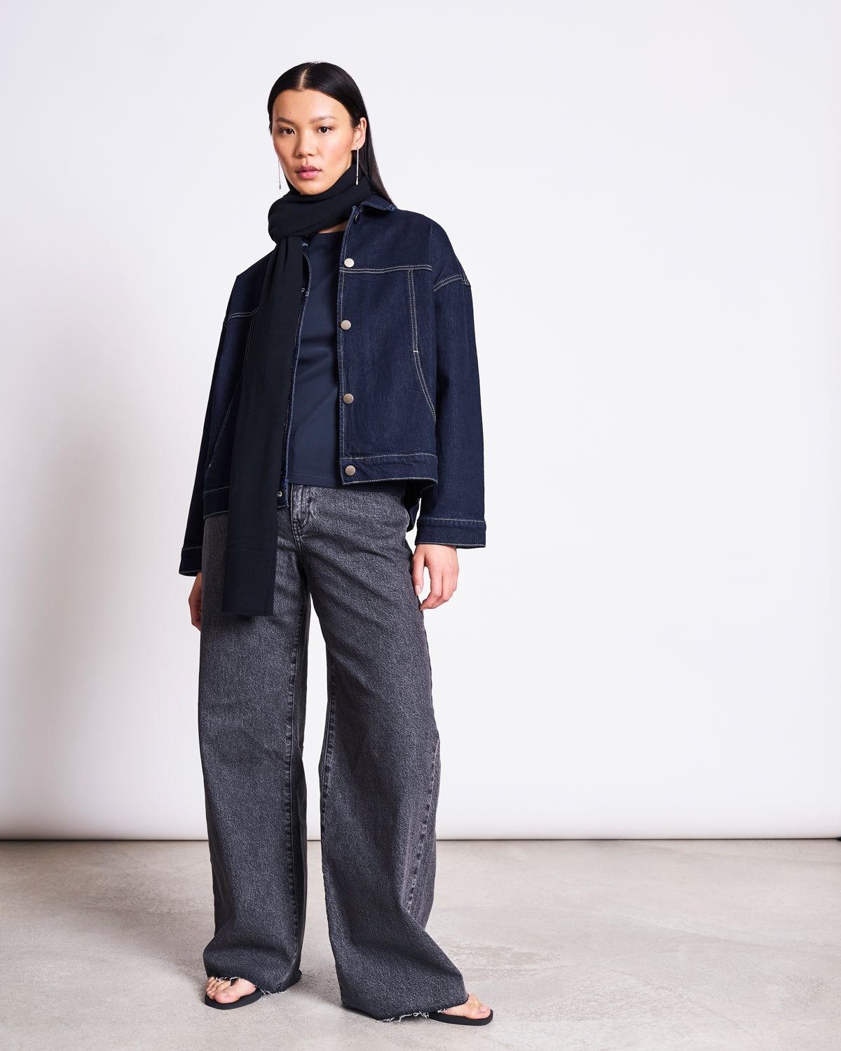 SCARF ROSS BLACK Apparel & Accessories jan-n-june 2