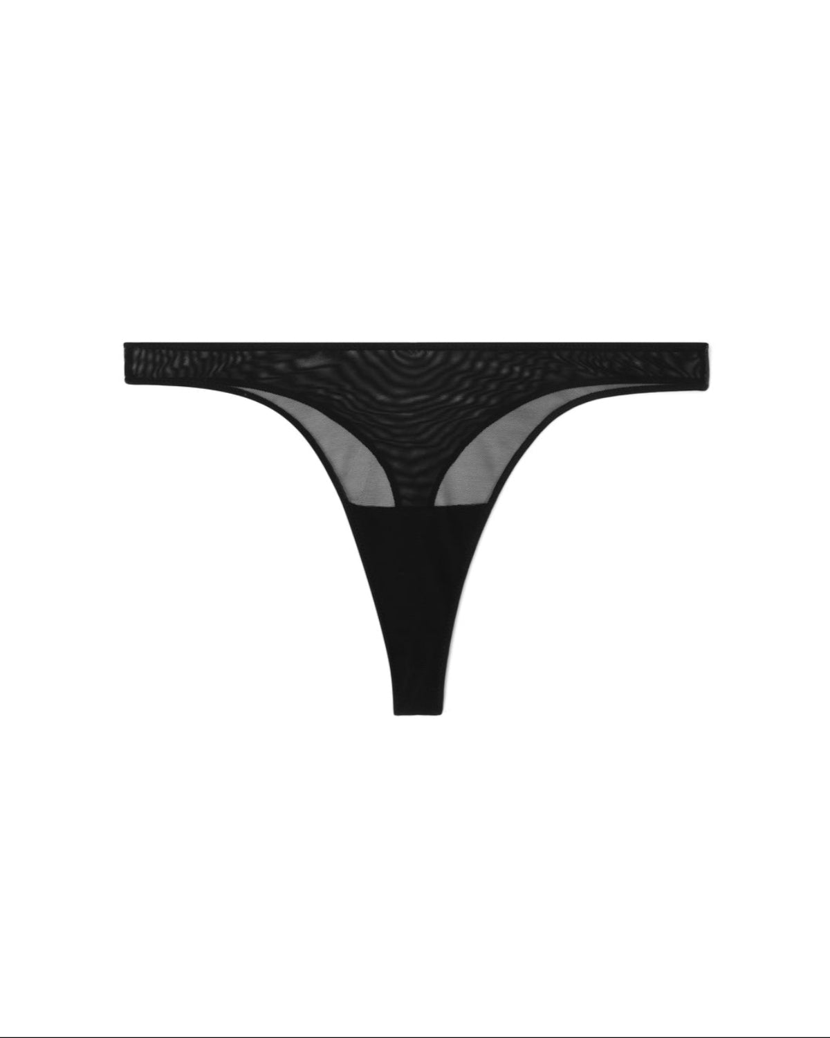 UNDERSTATEMENT MESH THONG BLACK Lingerie jan-n-june 4