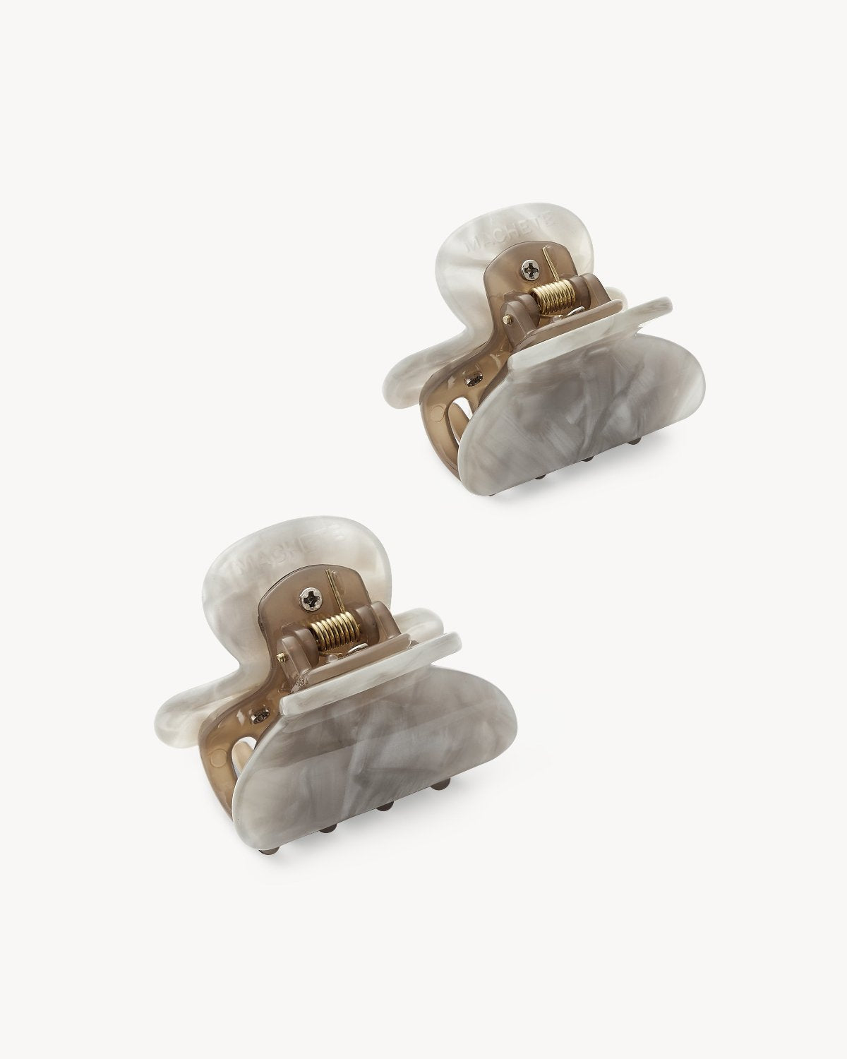 MINI HEIRLOOM CLIP GREY SHELL jan-n-june 2