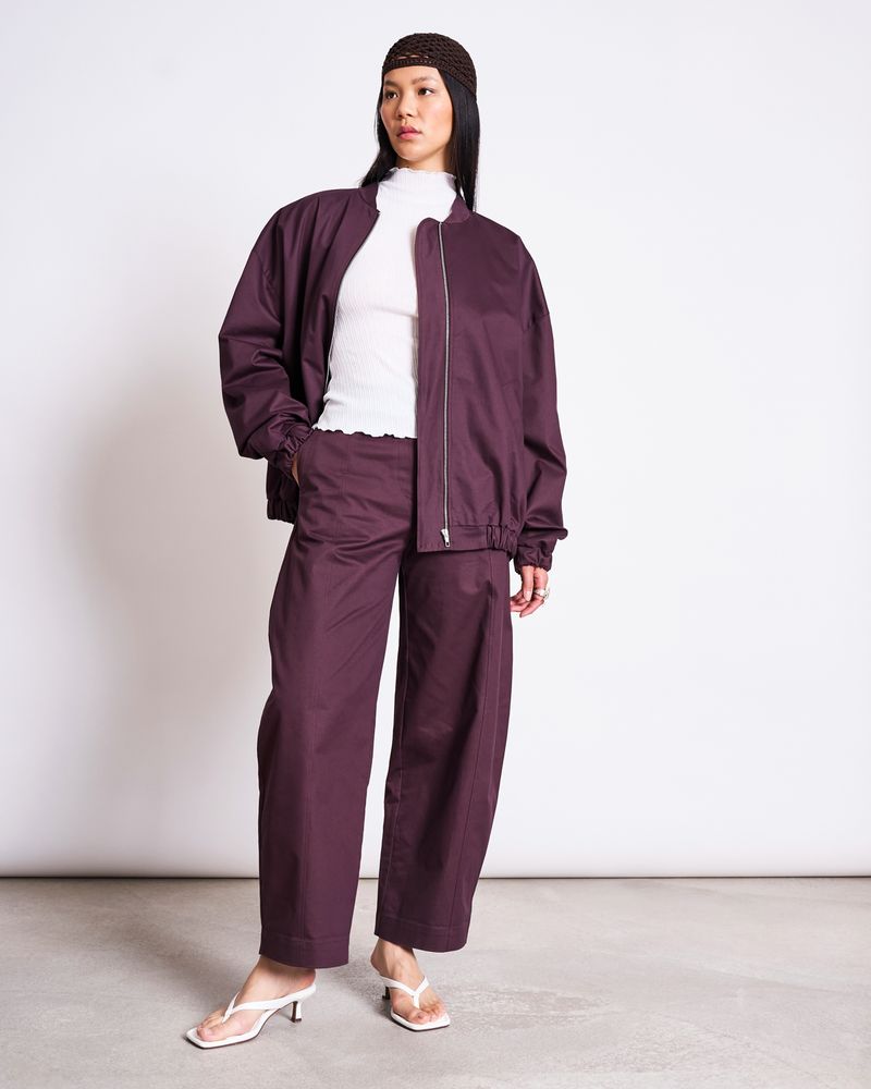OVERSIZED BLOUSON TANARO CHERRY LACQUER Jacket jan-n-june 5