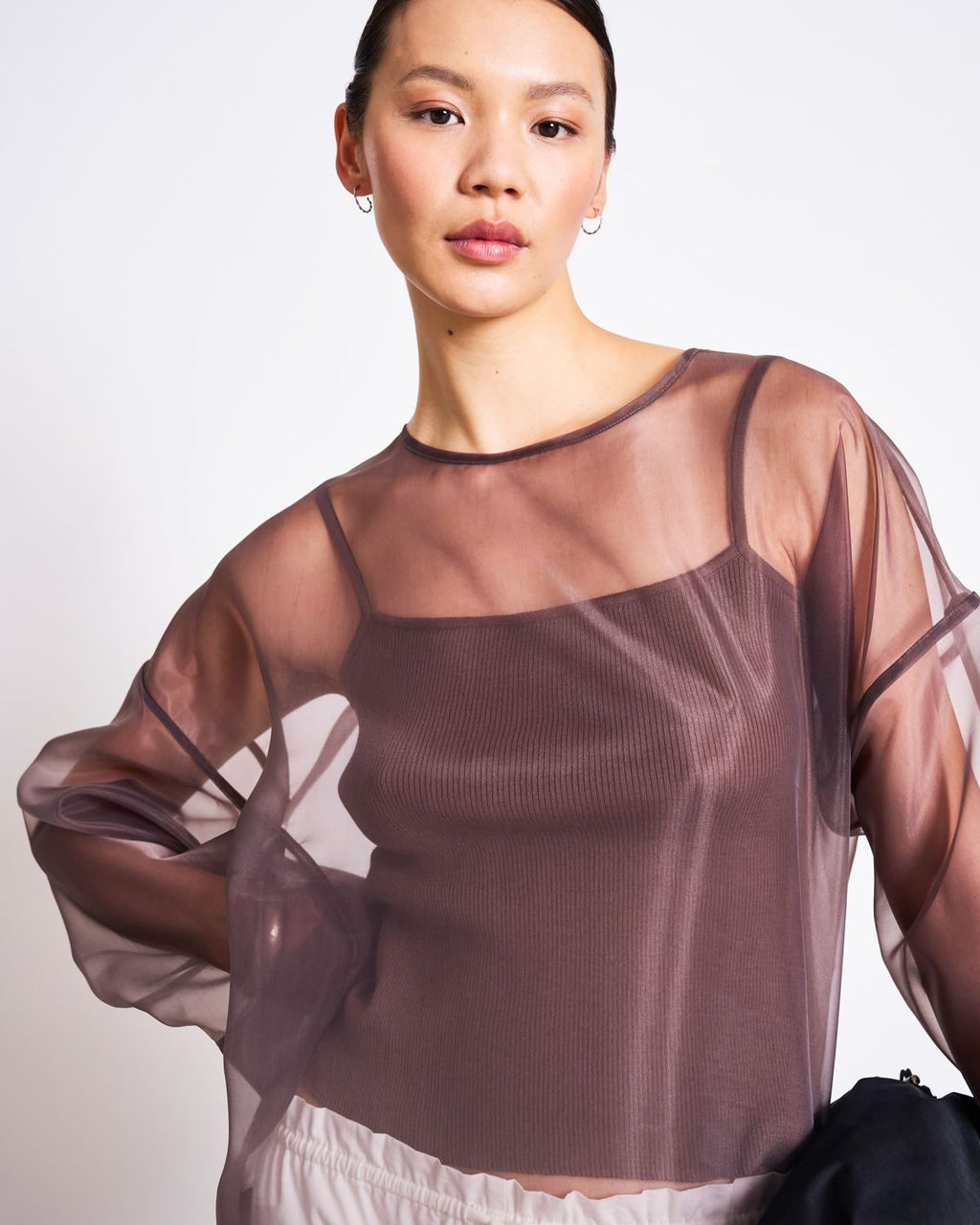 ORGANZA LONGSLEEVE SIMIA MUD Longsleeve jan-n-june 3