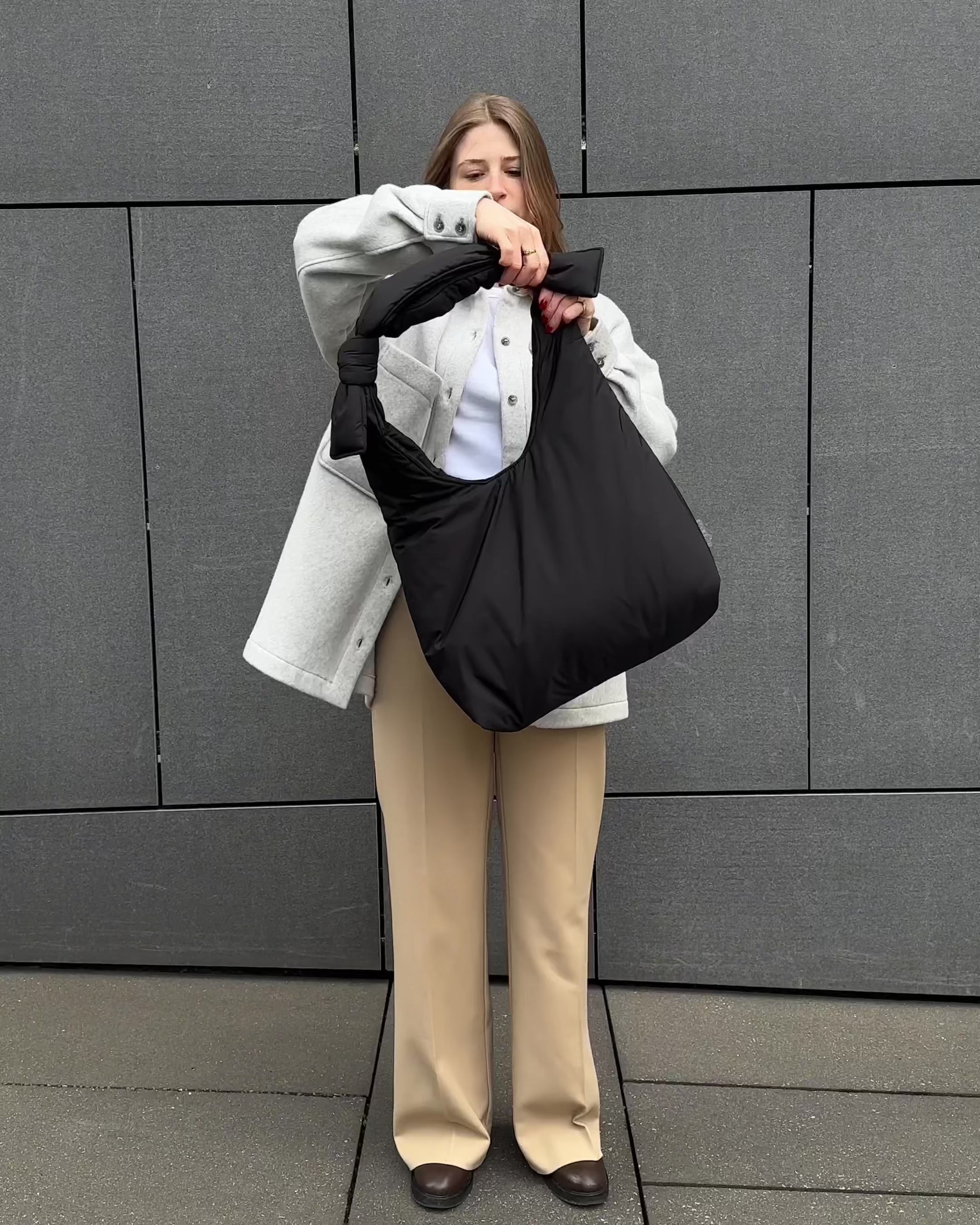 BAG BIWA PUFFY REGULAR BLACK jan-n-june 8