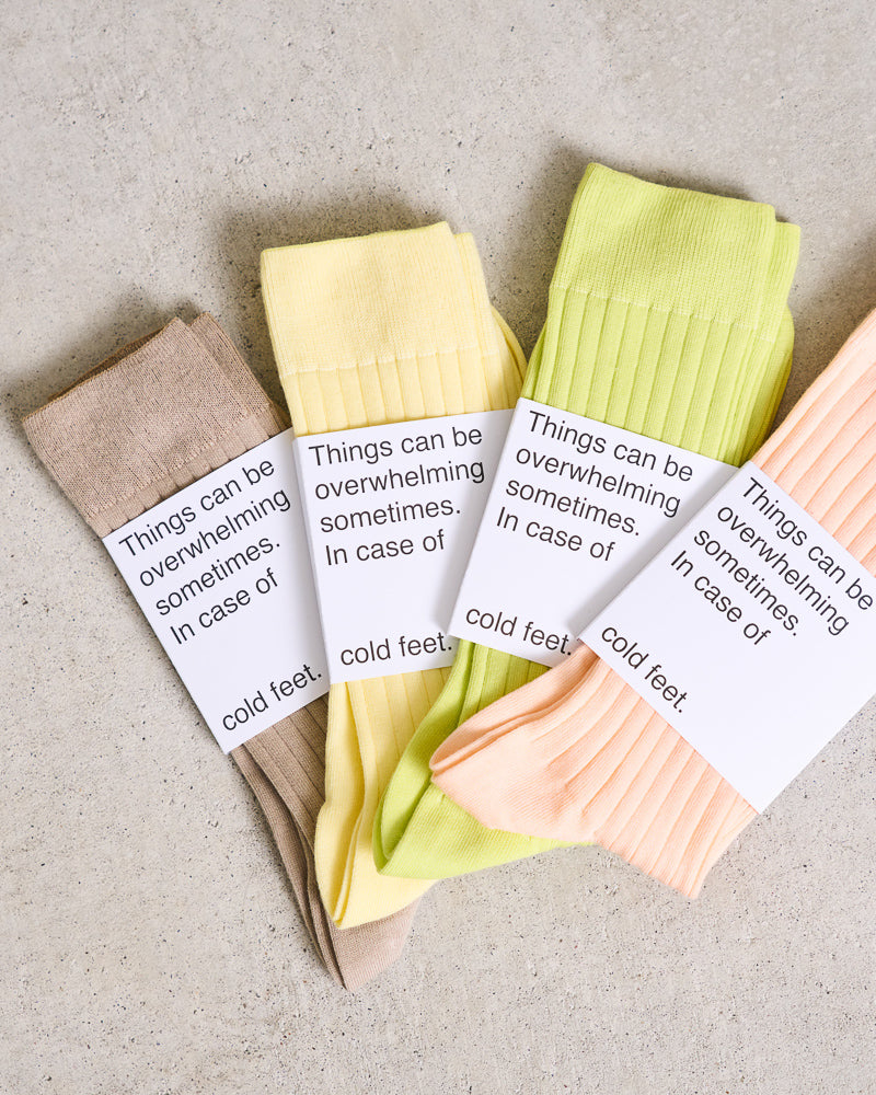 SOCKS FADED LEMON Socks jan-n-june 3