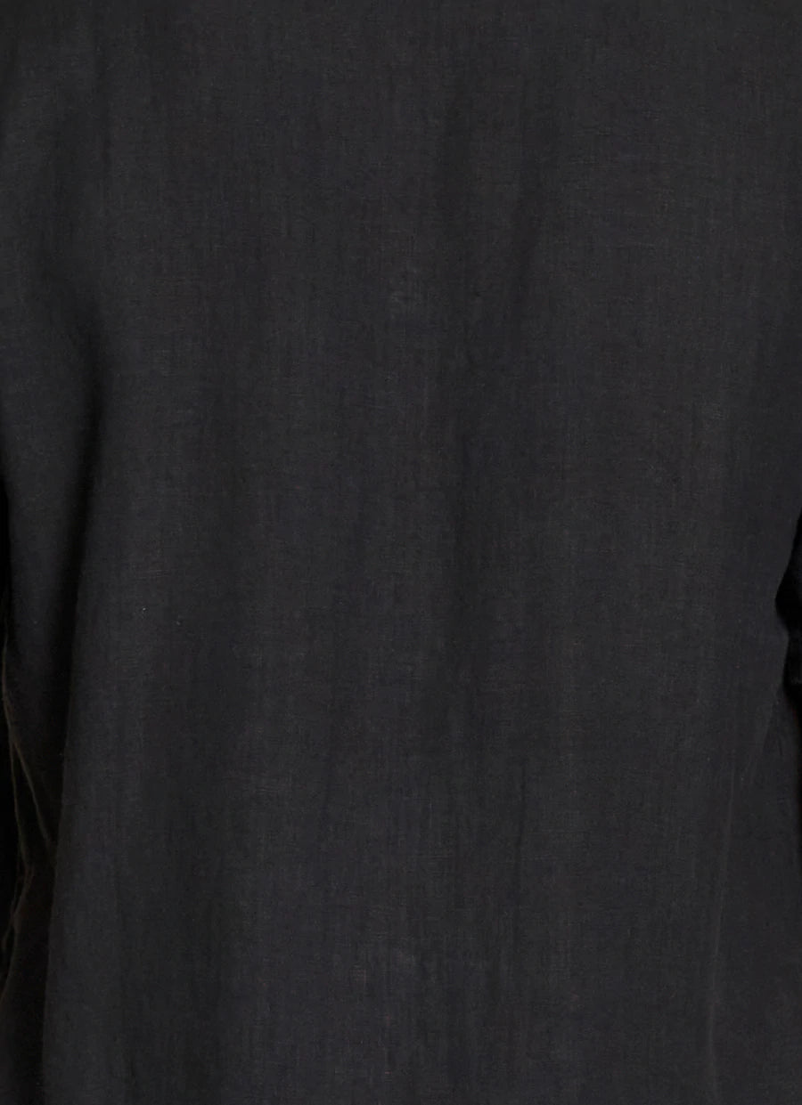 LINEN SHIRT MONS BLACK Blouses jan-n-june 10