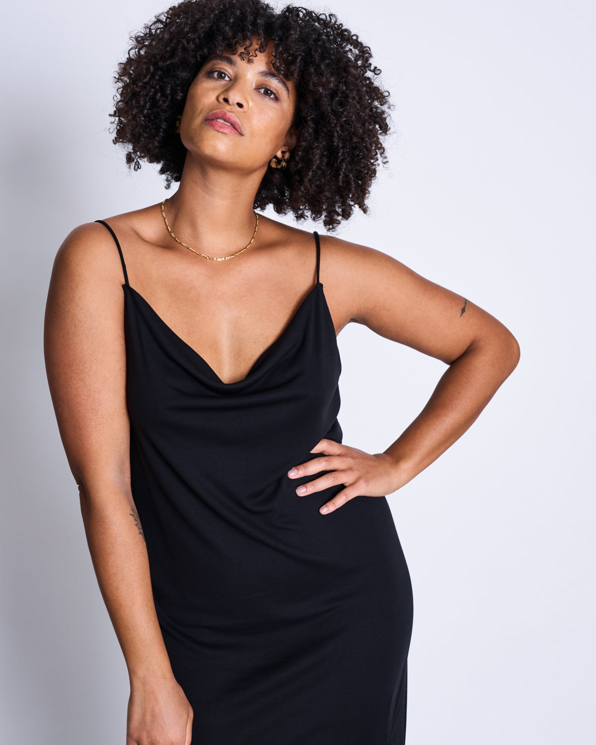 MIDI DRESS HELEN BLACK Midi Kleid jan-n-june 4