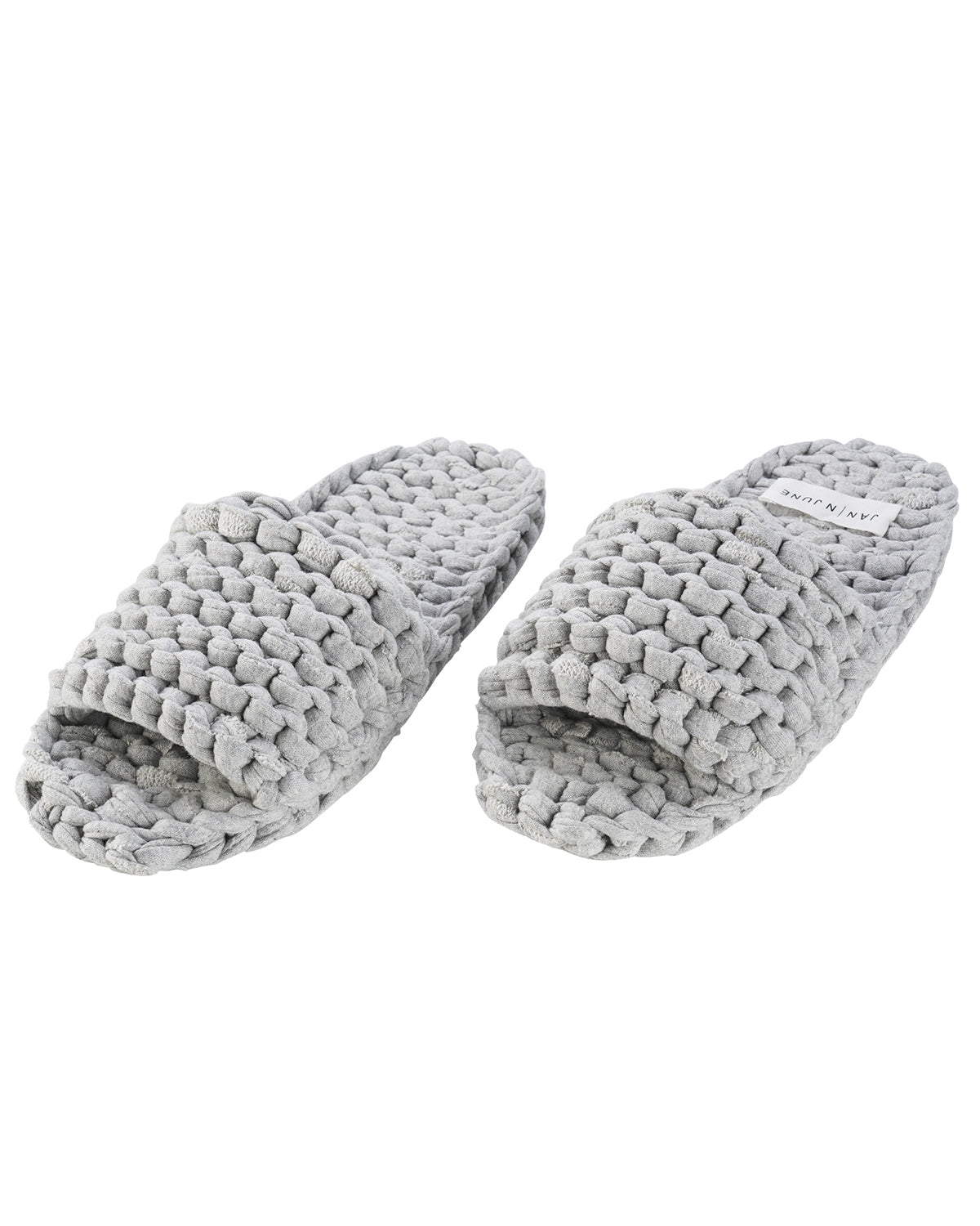 KNIT SLIPPERS BERLINETTE GREY Hausschuhe jan-n-june 6