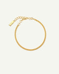DEAR DARLING BERLIN FINE CURB CHAIN BRACELET GOLD jan-n-june 1
