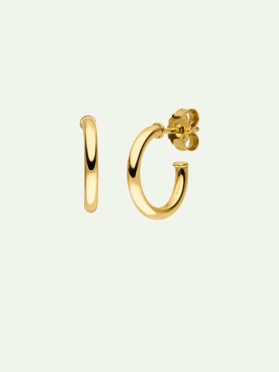 DEAR DARLING BERLIN ESSENTIAL HOOP EARRINGS SMALL GOLD jan-n-june 2